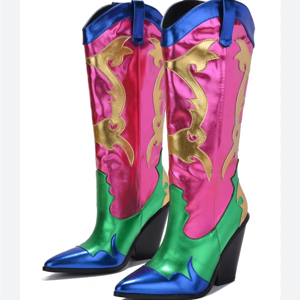 Brand New Western Colorful Women's Boots